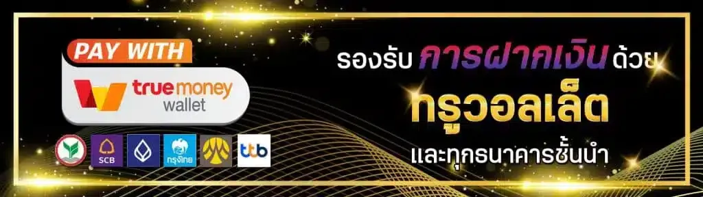 รองรับการฝากถอนผ่าน wallet